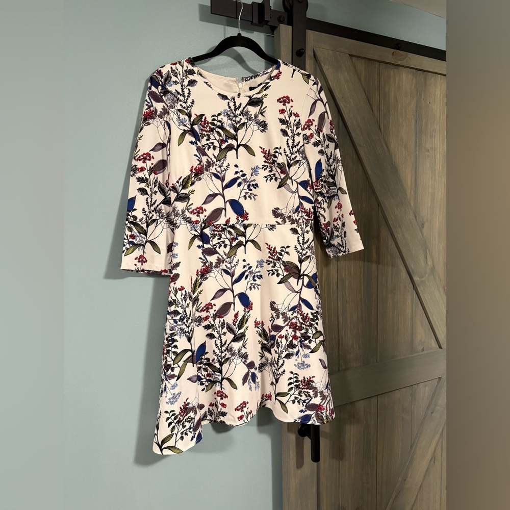 Banana Republic White Floral Dress